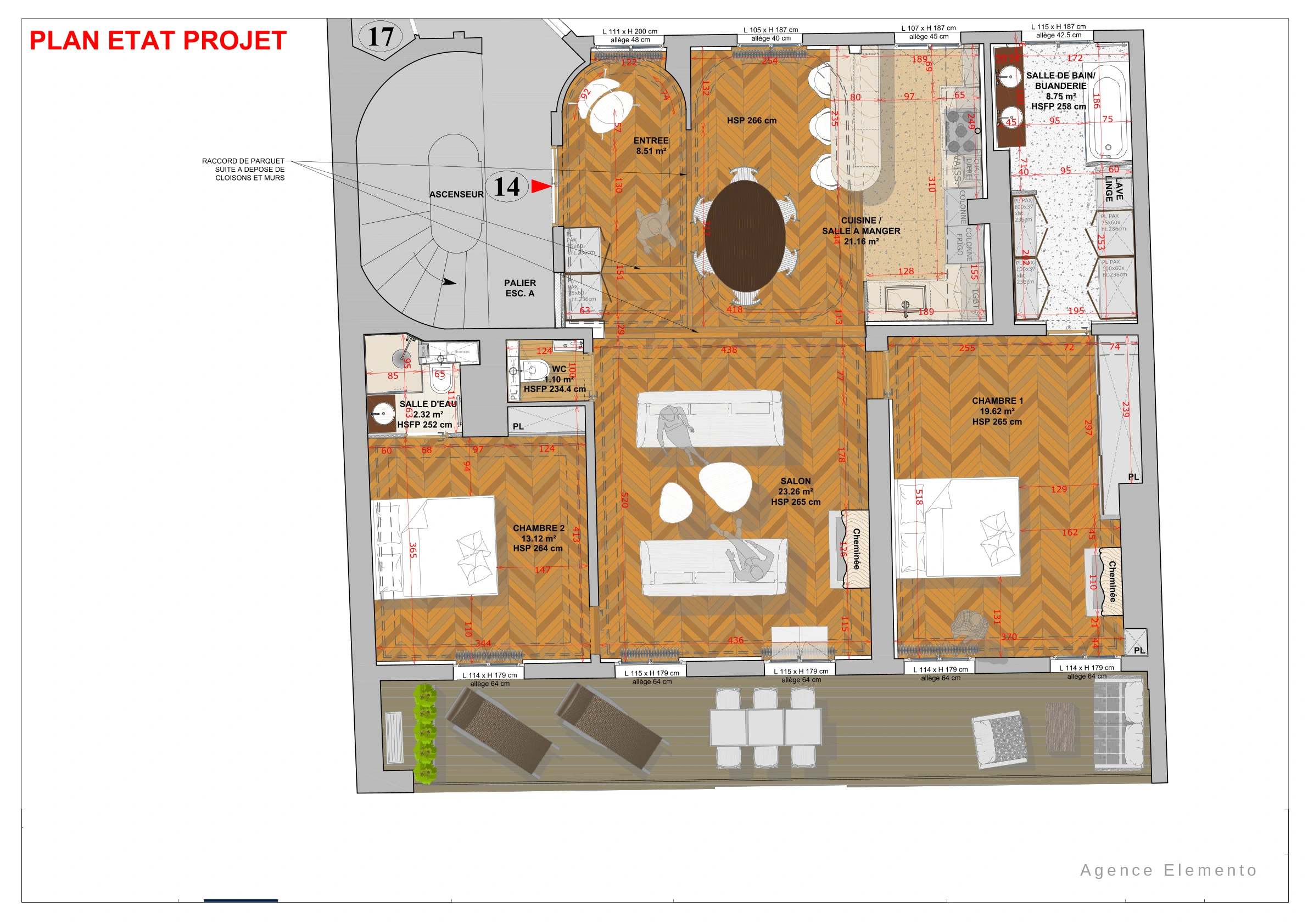Détails plans — cuisine